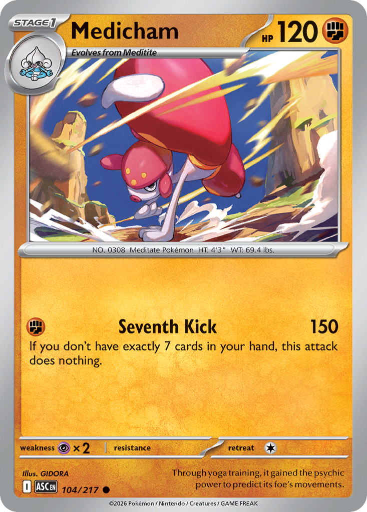 Medicham Pokémon card