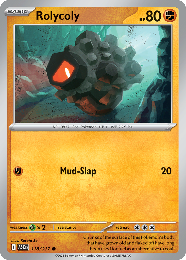 Rolycoly Pokémon card