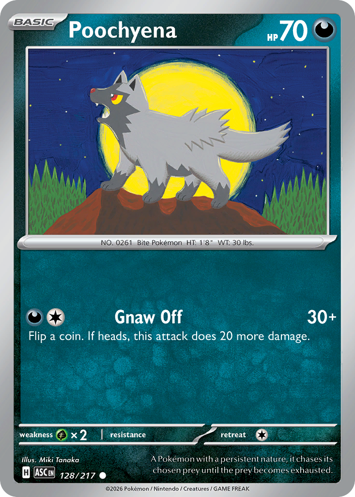 Poochyena Pokémon card