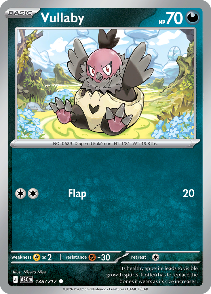 Vullaby Pokémon card