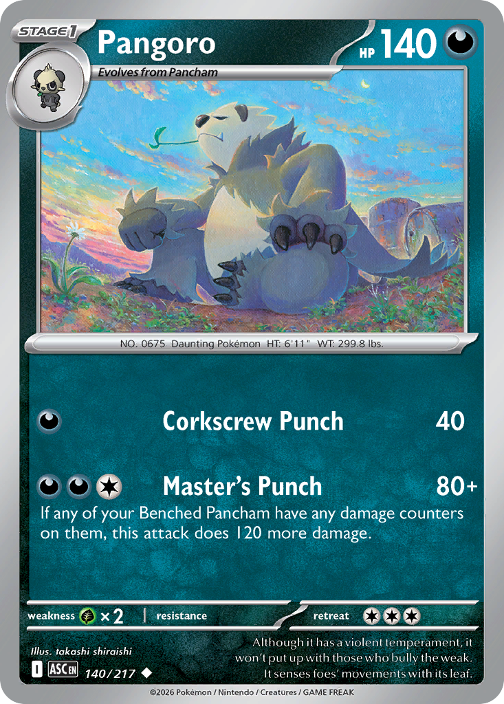 Pangoro Pokémon card