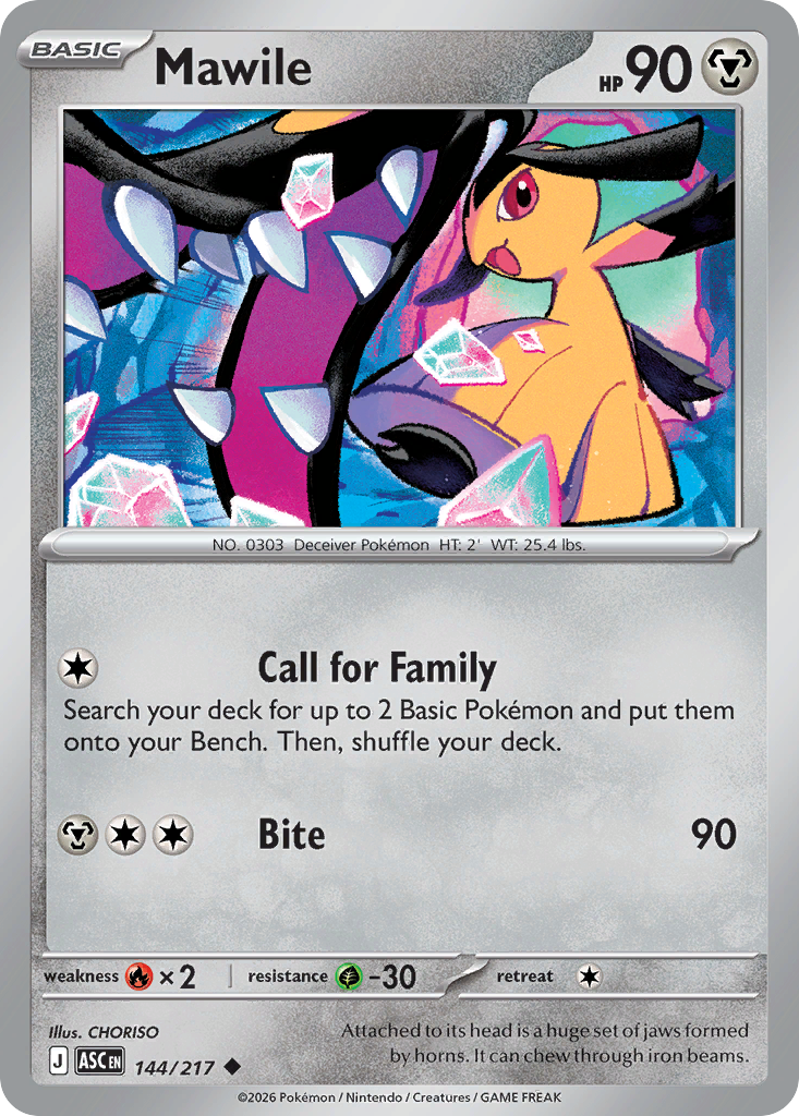 Mawile Pokémon card