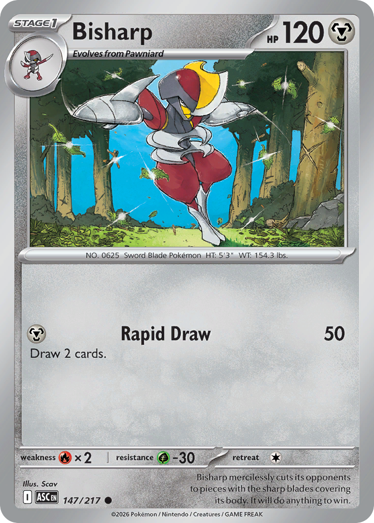 Bisharp Pokémon card
