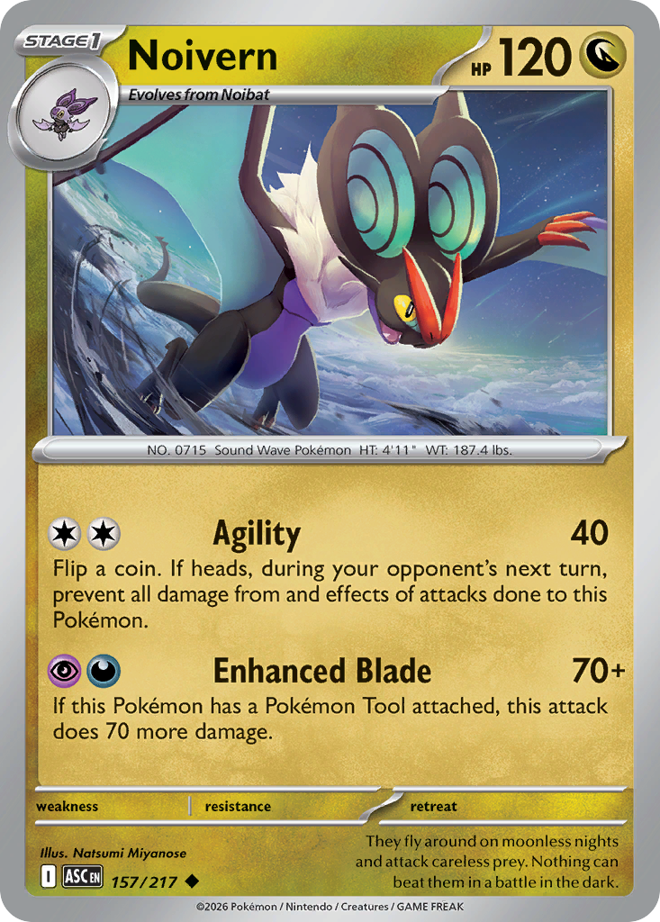 Noivern Pokémon card