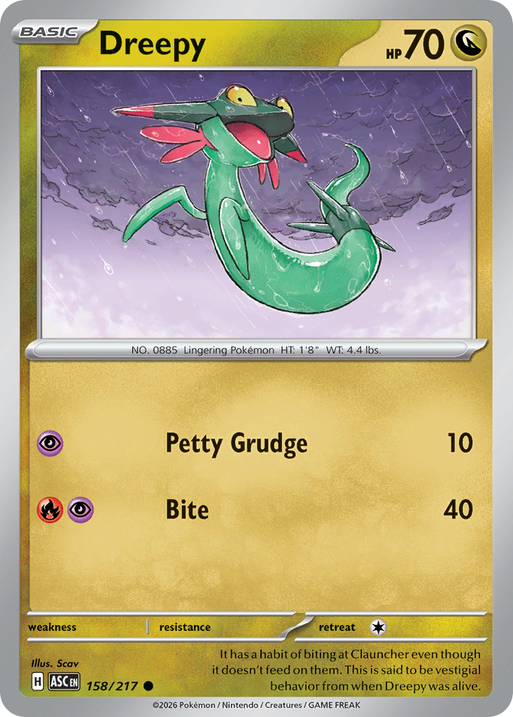 Dreepy Pokémon card