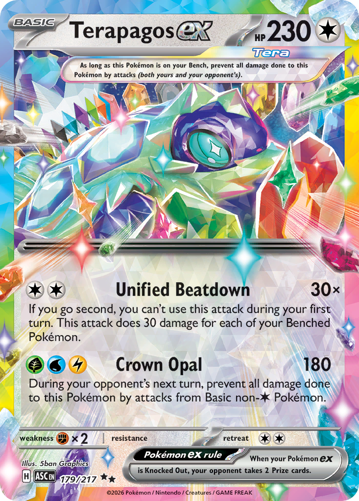 Terapagos ex Pokémon card