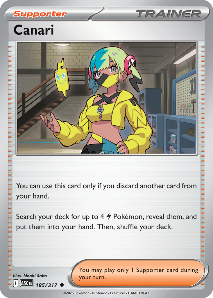 Canari Pokémon card