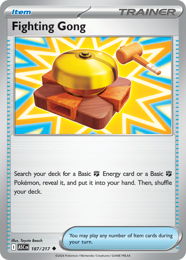 Fighting Gong Pokémon card