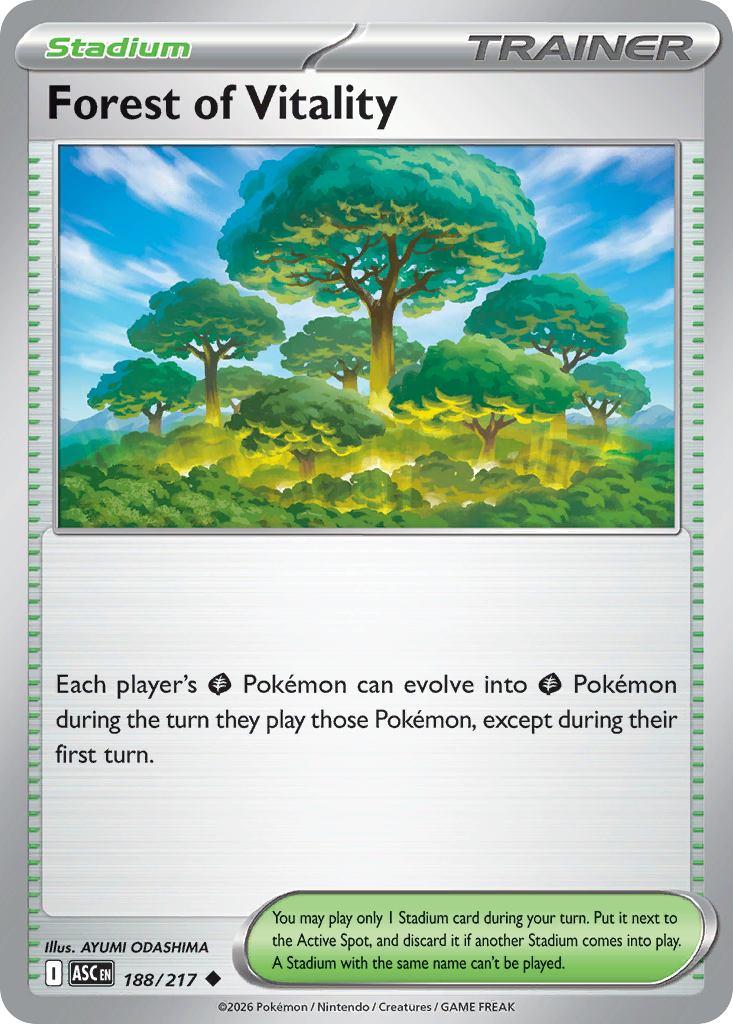Forest of Vitality Pokémon card