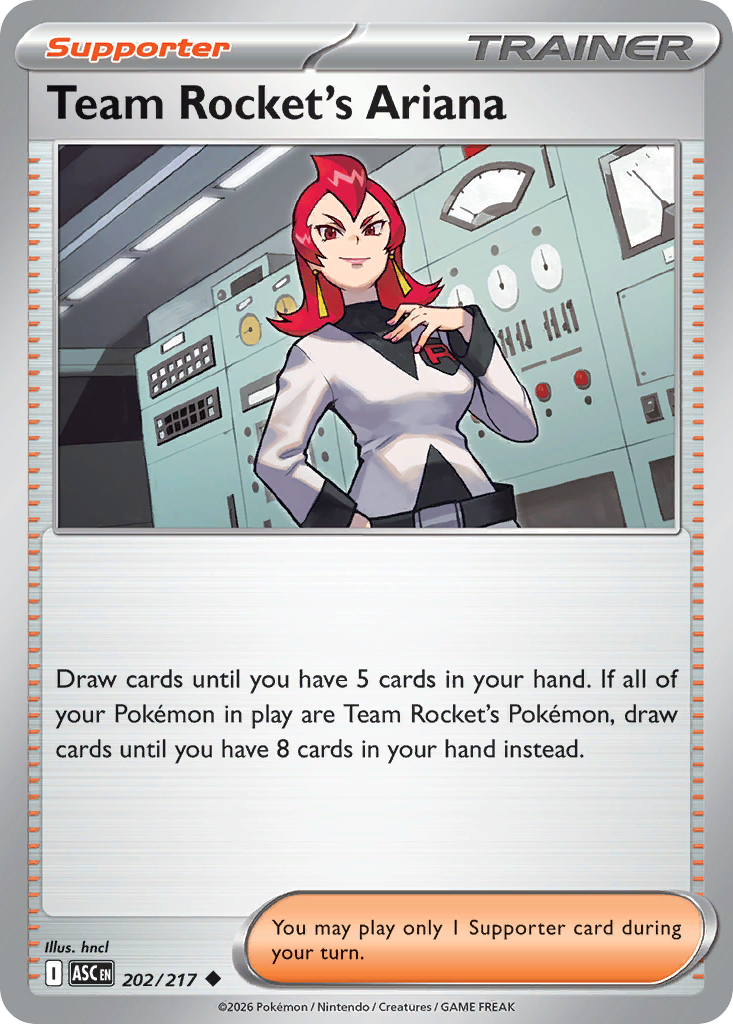 Team Rocket's Ariana Pokémon card