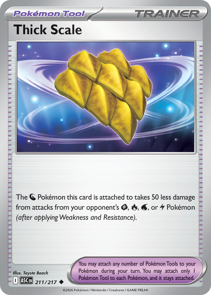 Thick Scale Pokémon card