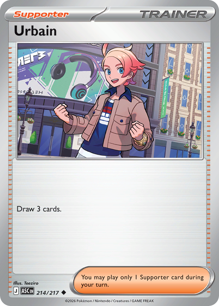 Urbain Pokémon card