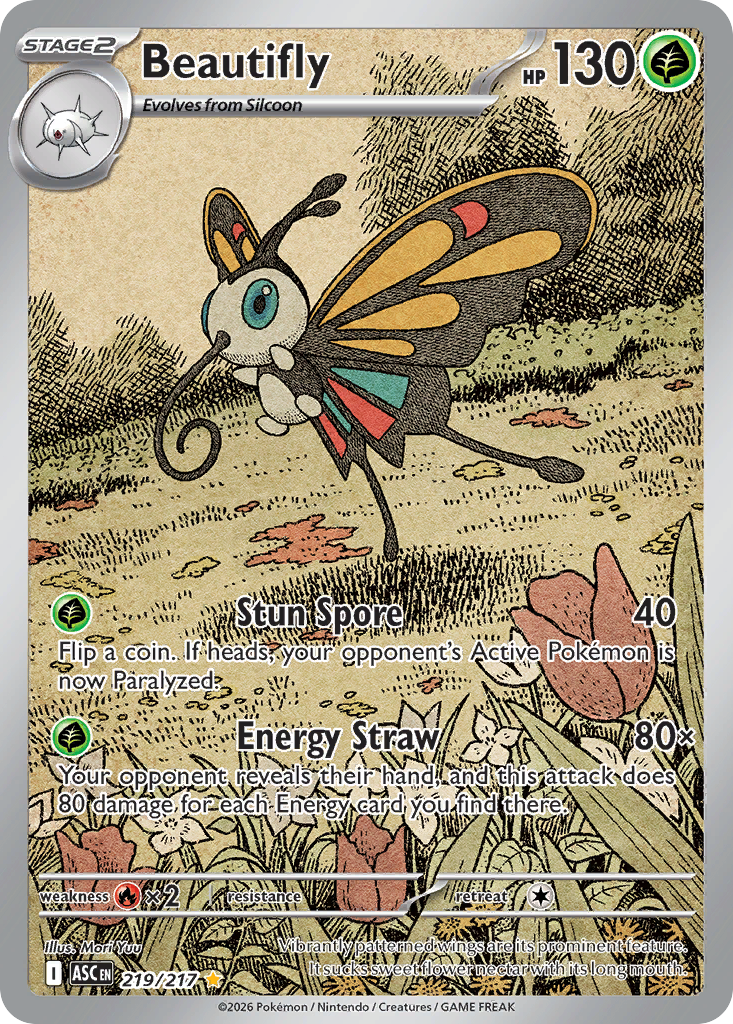 Beautifly Pokémon card