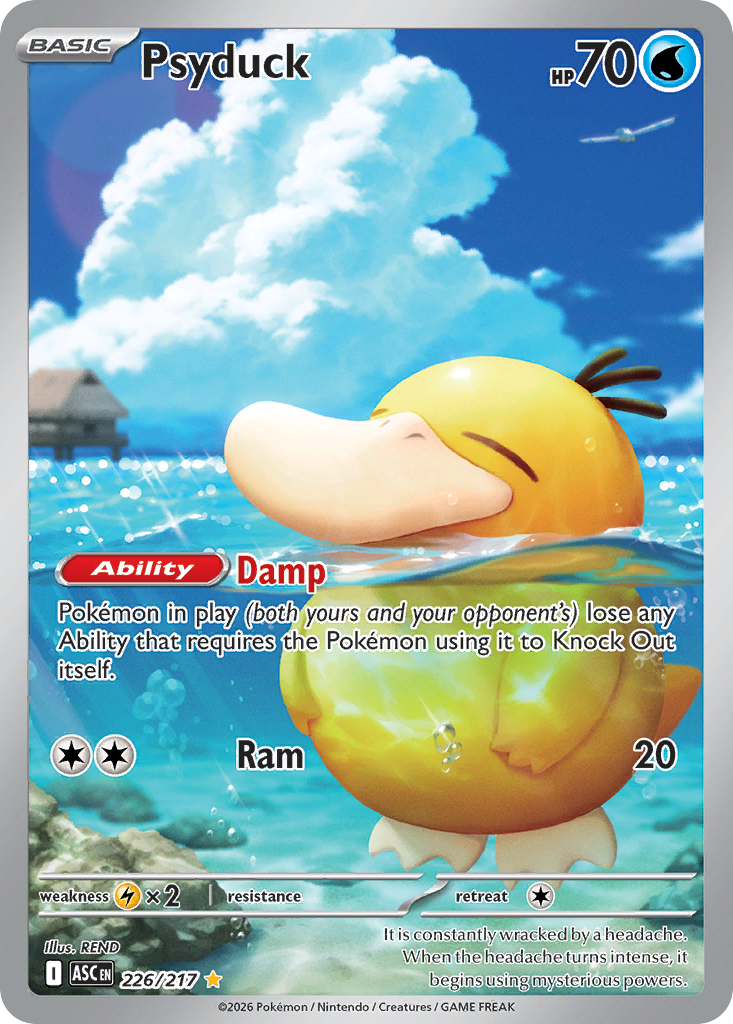 Psyduck Pokémon card