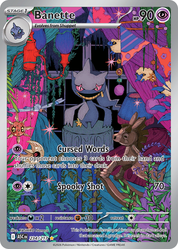 Banette Pokémon card