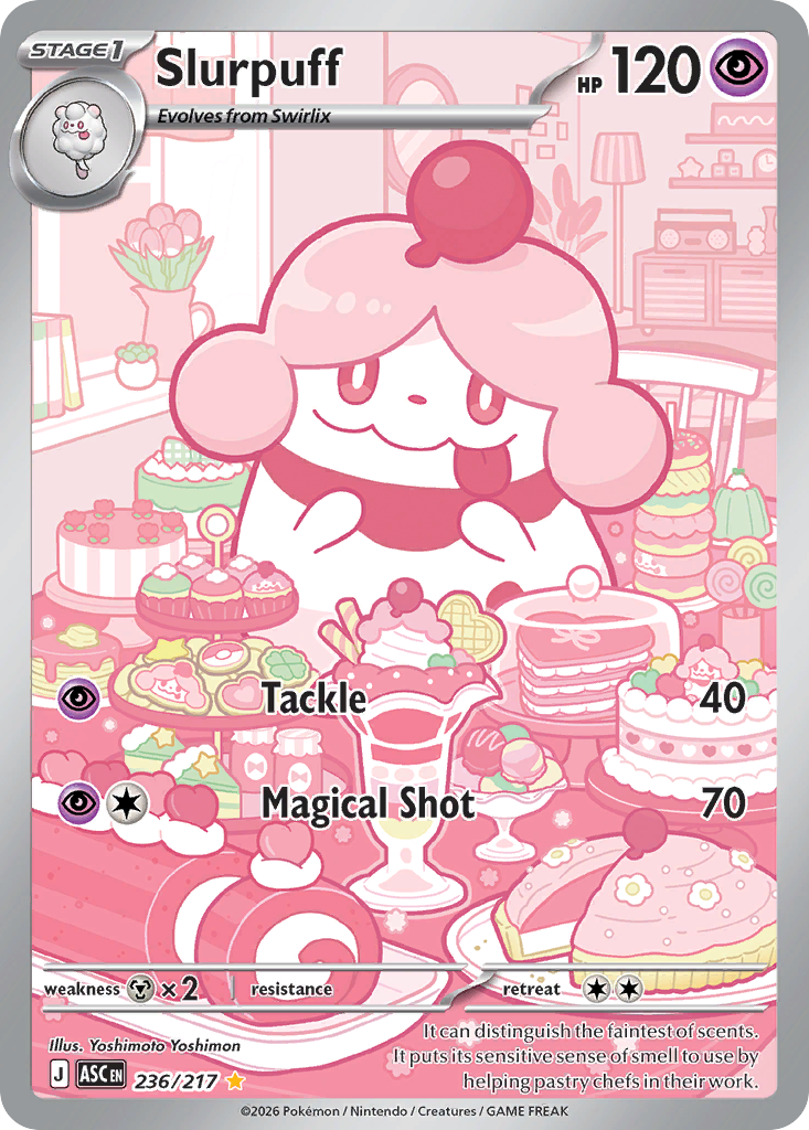 Slurpuff Pokémon card