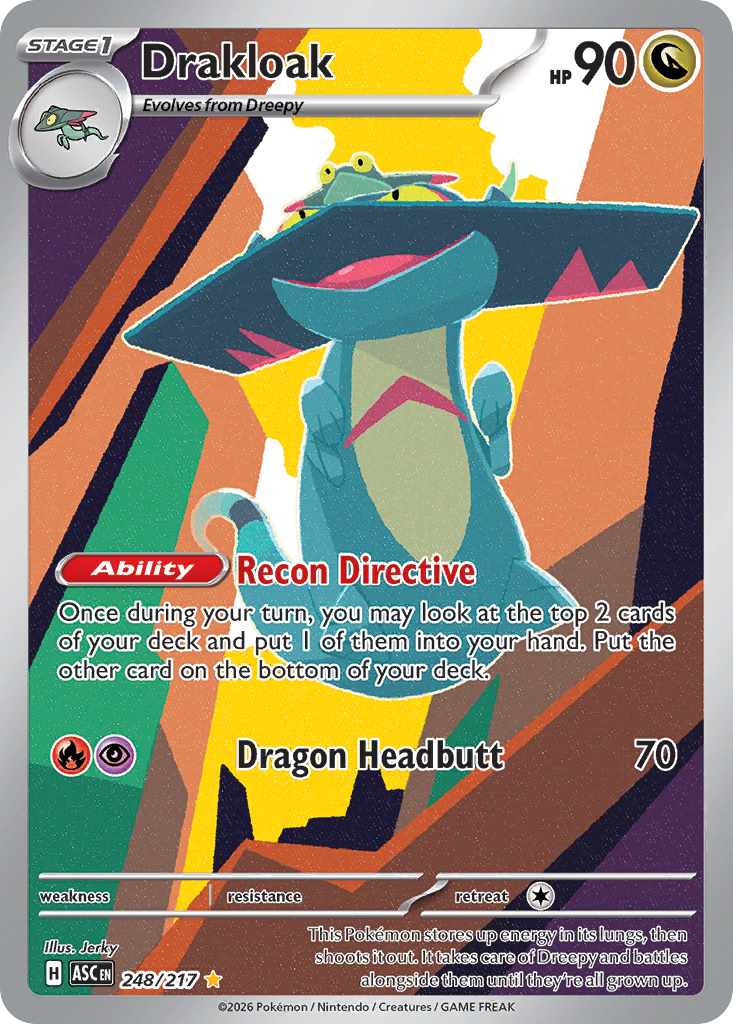 Drakloak Pokémon card