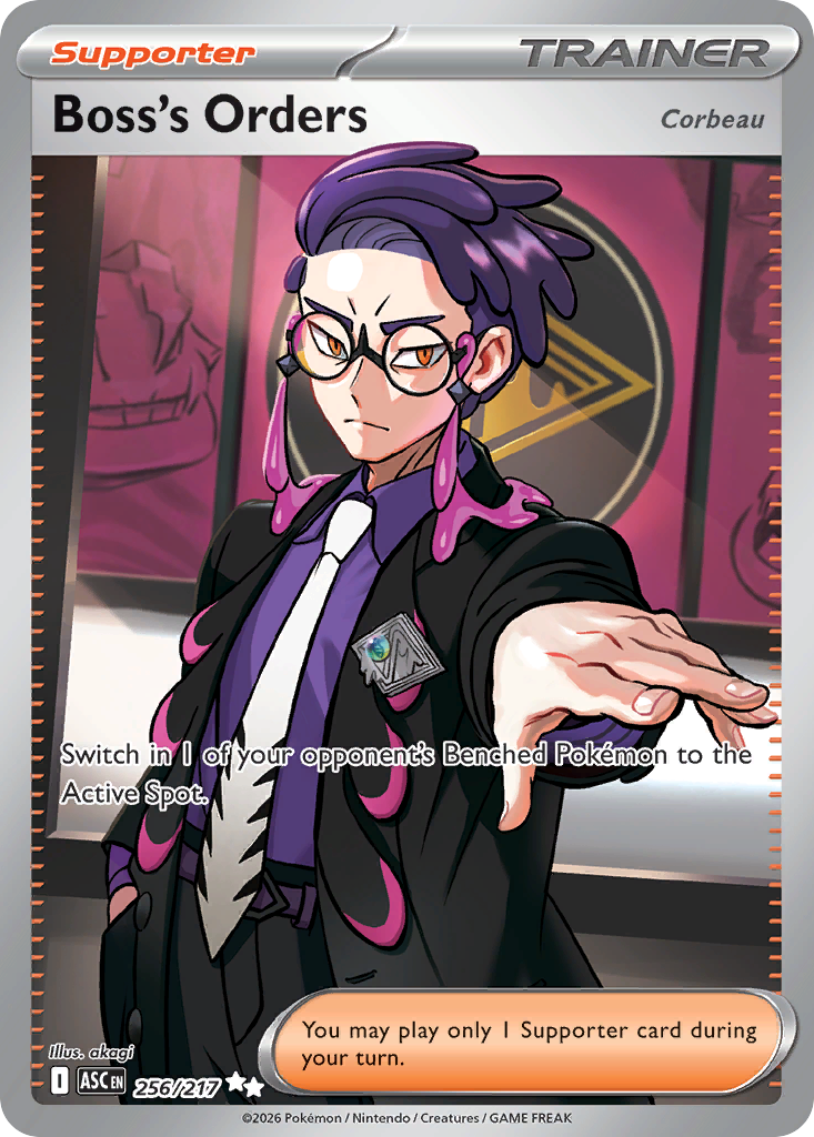 Boss's Orders [Corbeau] Pokémon card