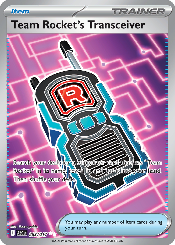 Team Rocket's Transceiver Pokémon card