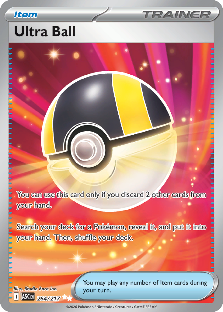 Ultra Ball Pokémon card