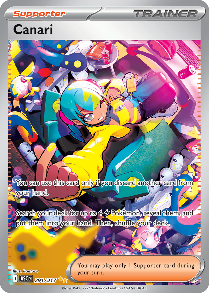 Canari Pokémon card