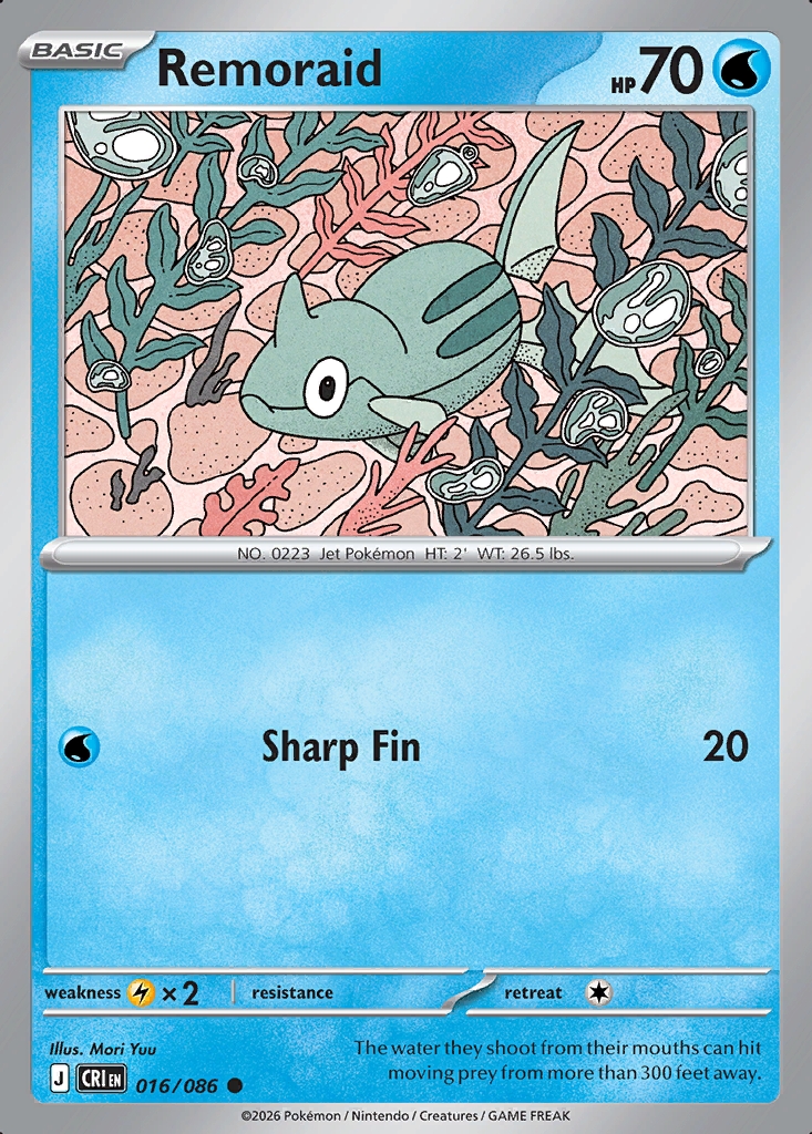 Remoraid Pokémon card