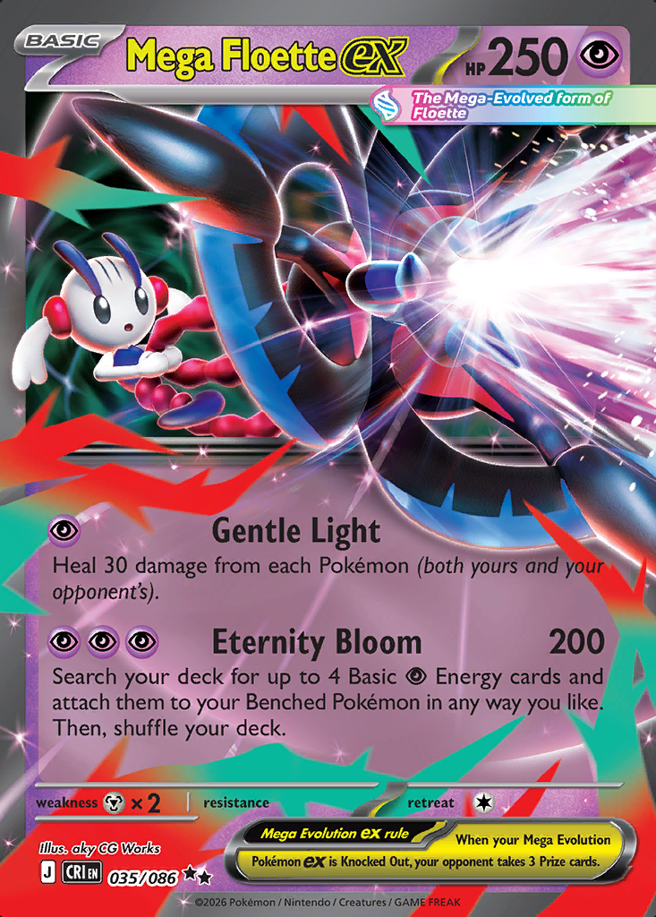 Mega Floette ex Pokémon card