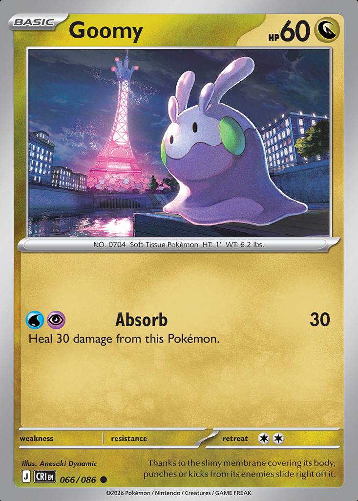 Goomy Pokémon card