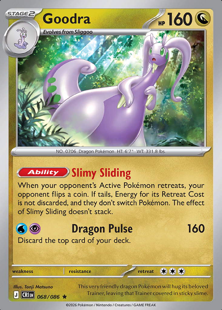 Goodra Pokémon card