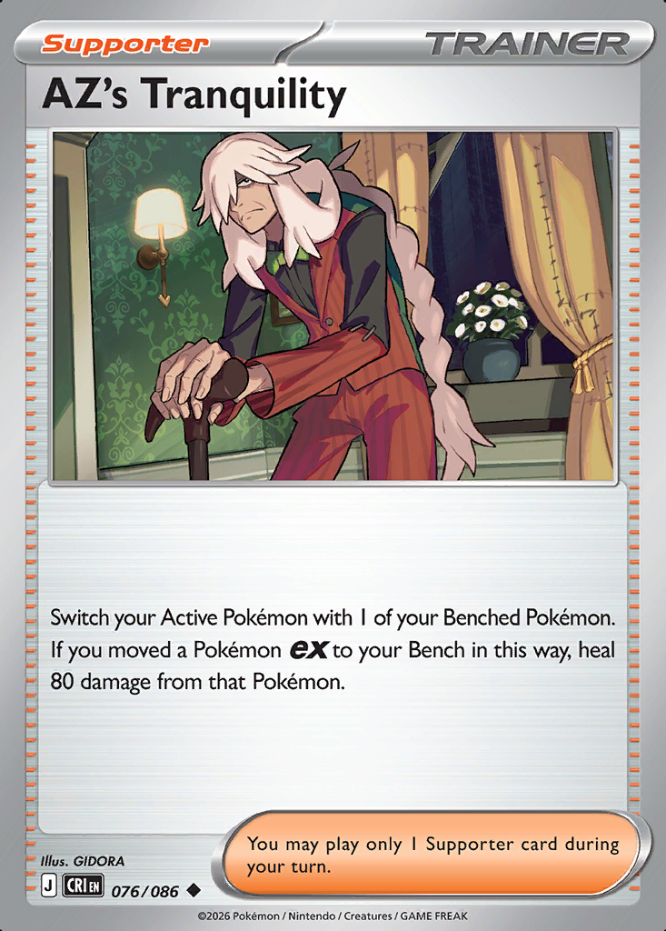 AZ's Tranquility Pokémon card