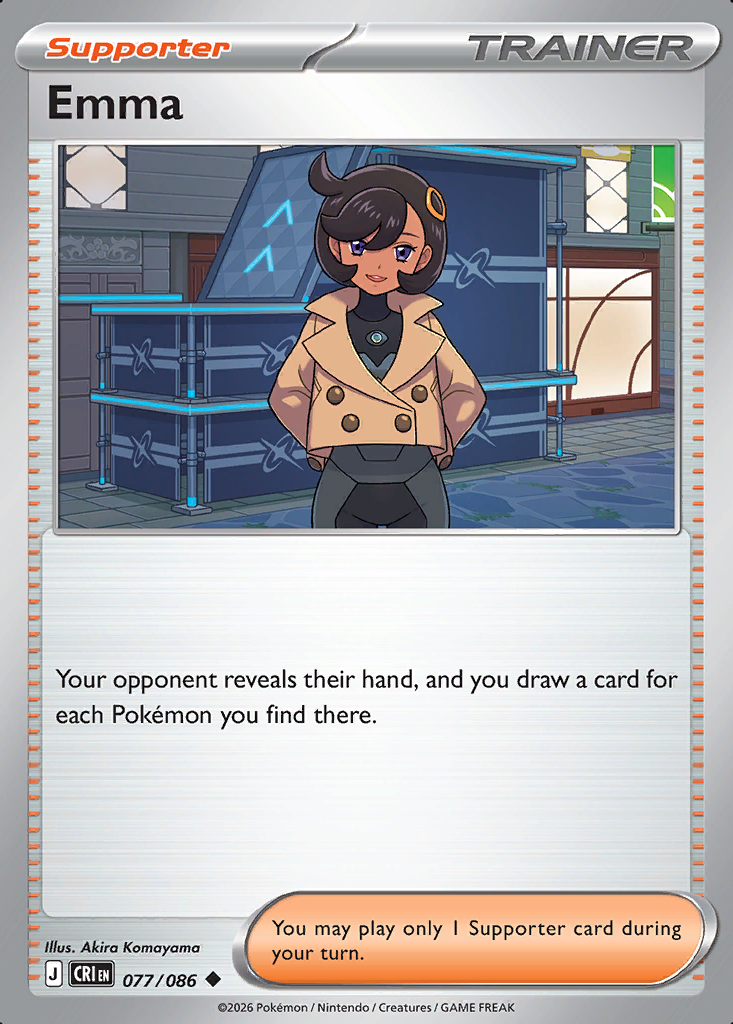 Emma Pokémon card