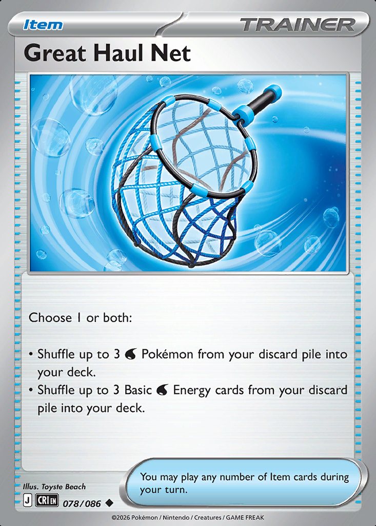 Great Haul Net Pokémon card