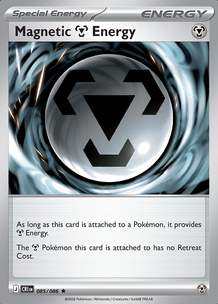 Magnetic Metal Energy Pokémon card