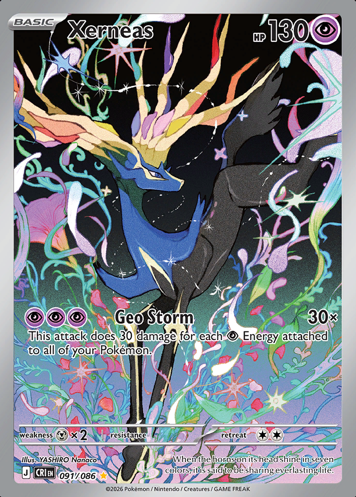 Xerneas Pokémon card
