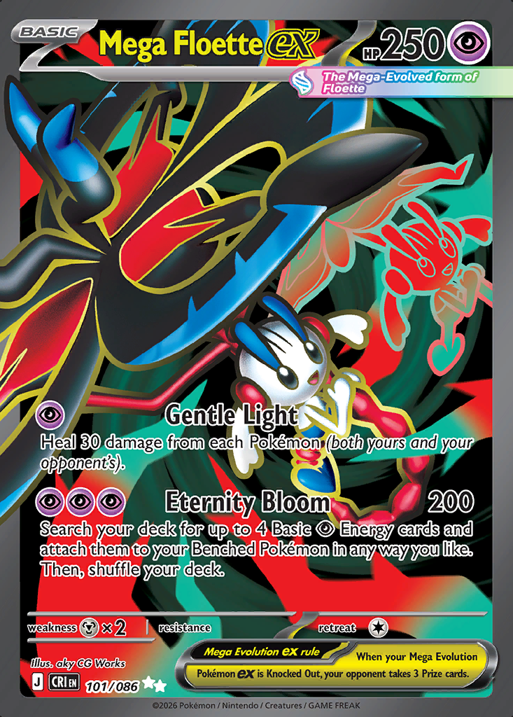 Mega Floette ex Pokémon card