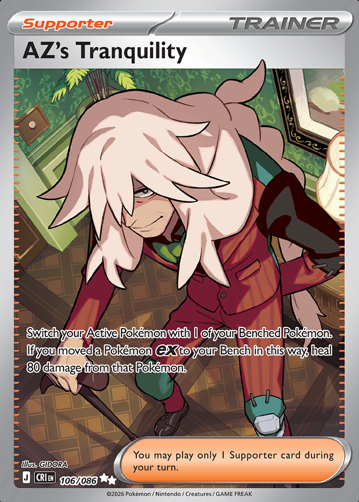 AZ's Tranquility Pokémon card