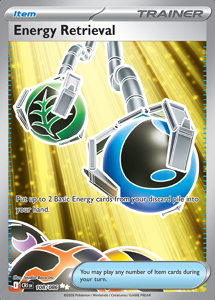 Energy Retrieval Pokémon card