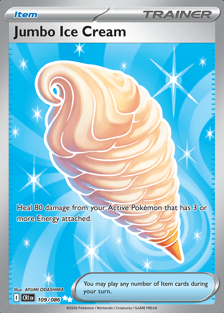 Jumbo Ice Cream Pokémon card
