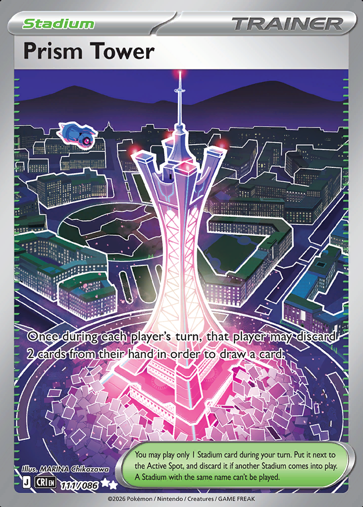Prism Tower Pokémon card