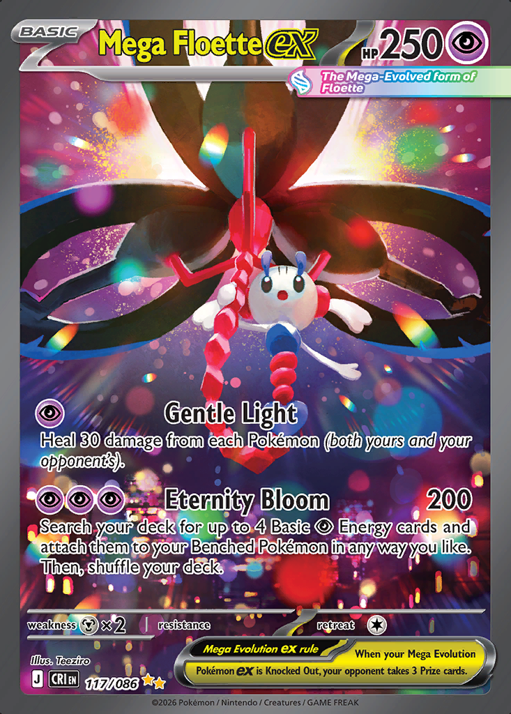 Mega Floette ex Pokémon card