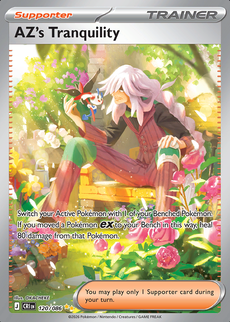 AZ's Tranquility Pokémon card