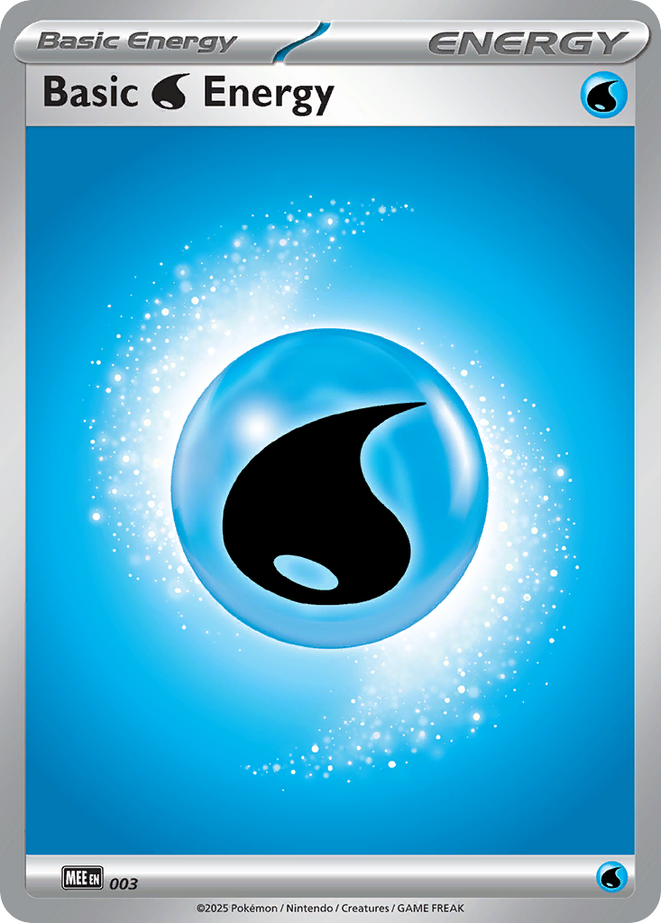 Basic Water Energy Pokémon card