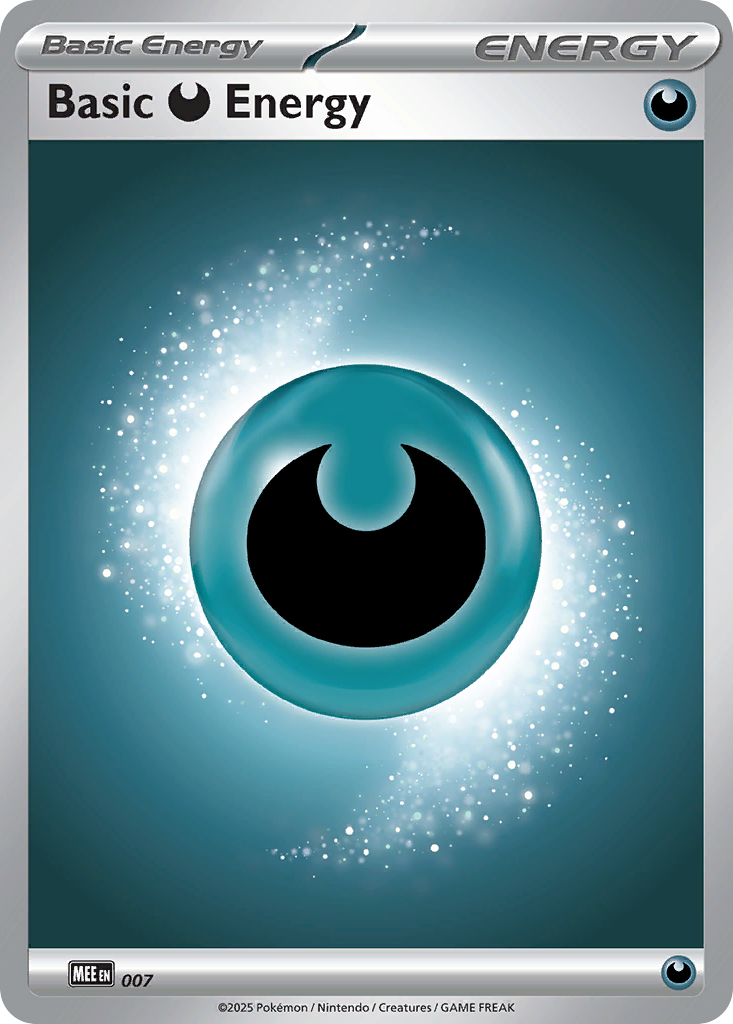Basic Darkness Energy Pokémon card