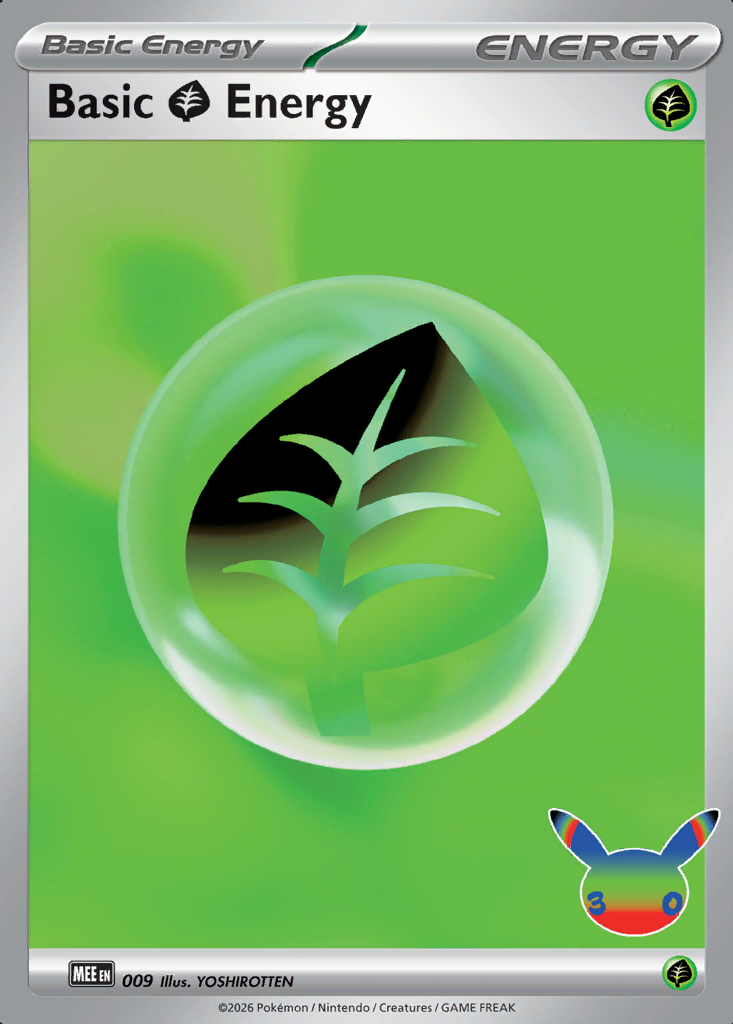 Basic Grass Energy Pokémon card