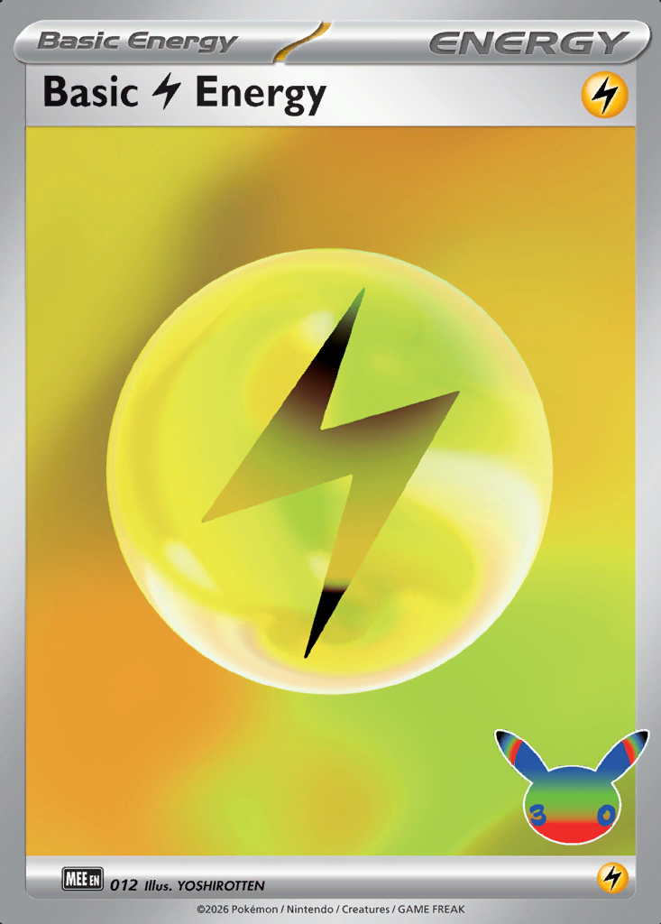 Basic Lightning Energy Pokémon card