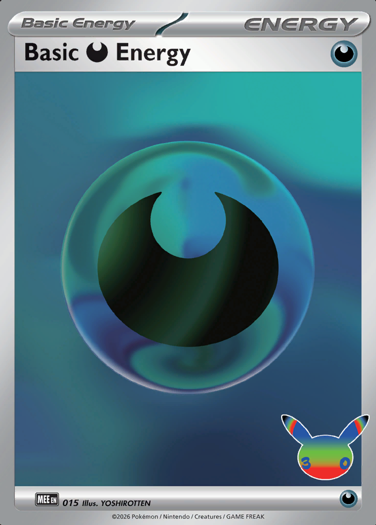 Basic Darkness Energy Pokémon card