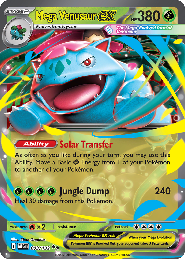 Mega Venusaur ex Pokémon card