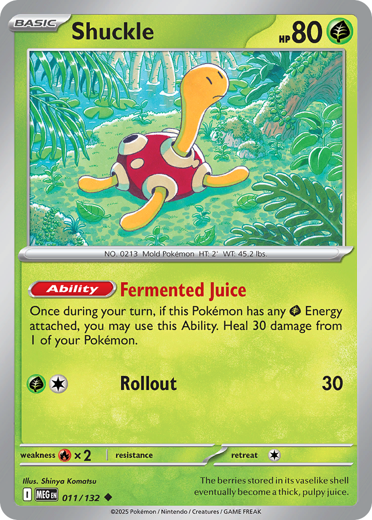 Shuckle Pokémon card