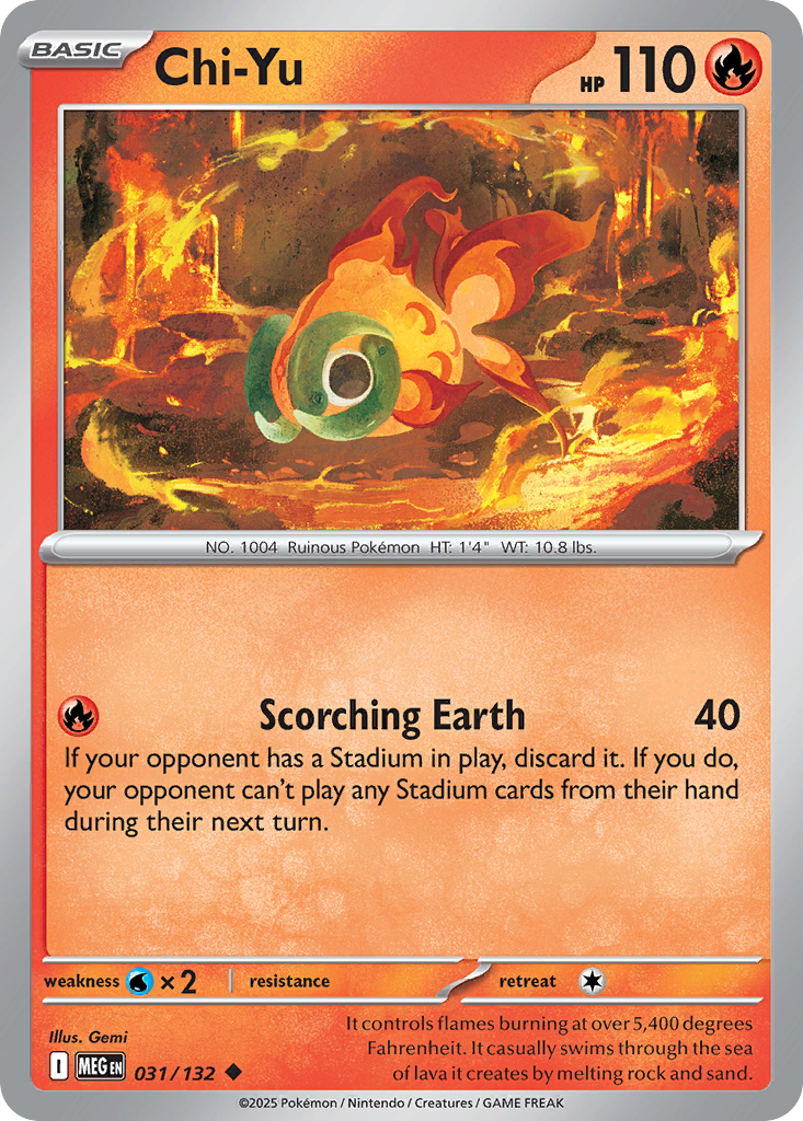 Chi-Yu Pokémon card