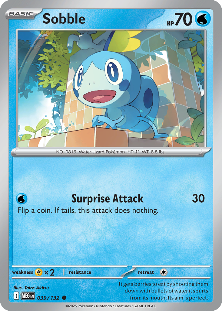 Sobble Pokémon card